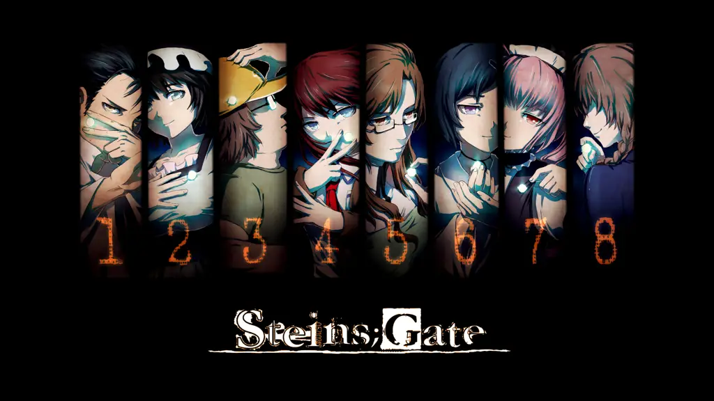 Gambar karakter utama dalam anime Steins;Gate