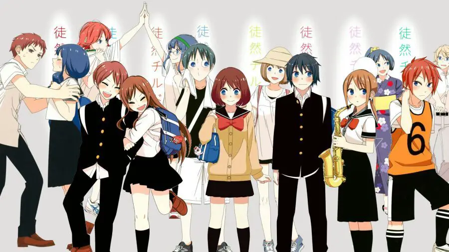 Gambar karakter-karakter dalam anime Tsurezure Children