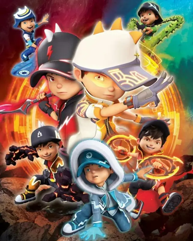 Para karakter dalam Boboiboy Blaze