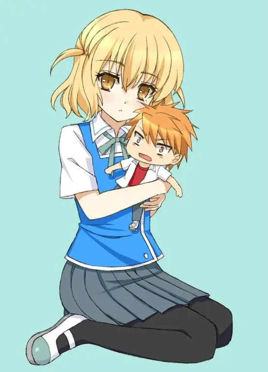 Gambar karakter-karakter utama dalam anime D-Frag!