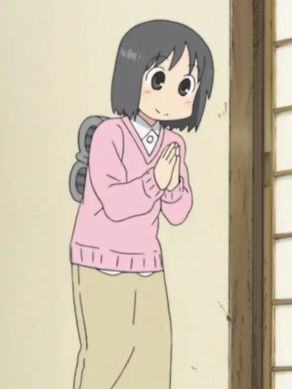 Gambar karakter-karakter dalam anime Nichijou