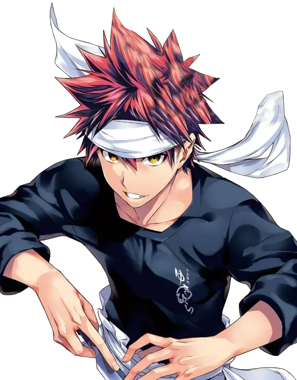 Gambar karakter-karakter dalam Shokugeki no Soma