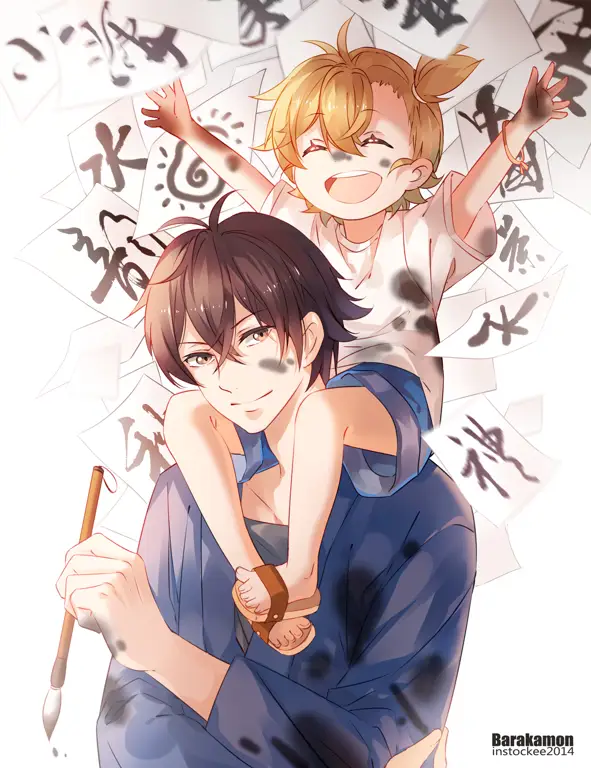 Karakter-karakter utama dalam anime Barakamon