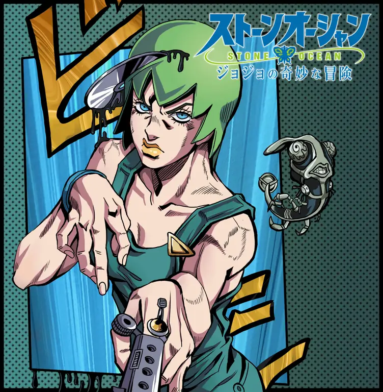 Gambar karakter-karakter di Stone Ocean