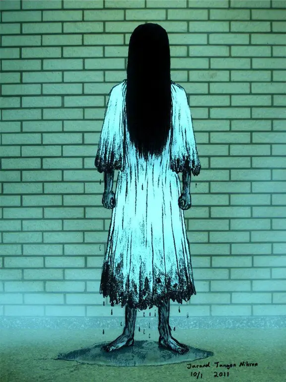 Desain karakter dalam animasi Yamamura Sadako