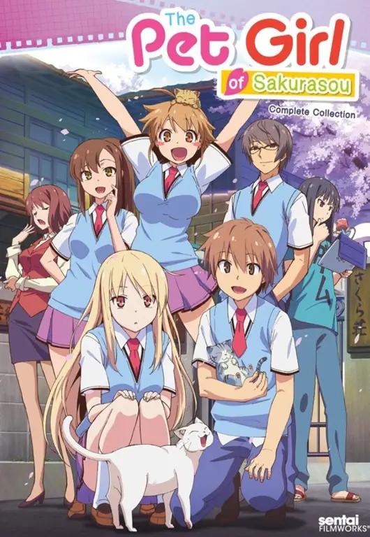 Ilustrasi karakter-karakter Sakurasou