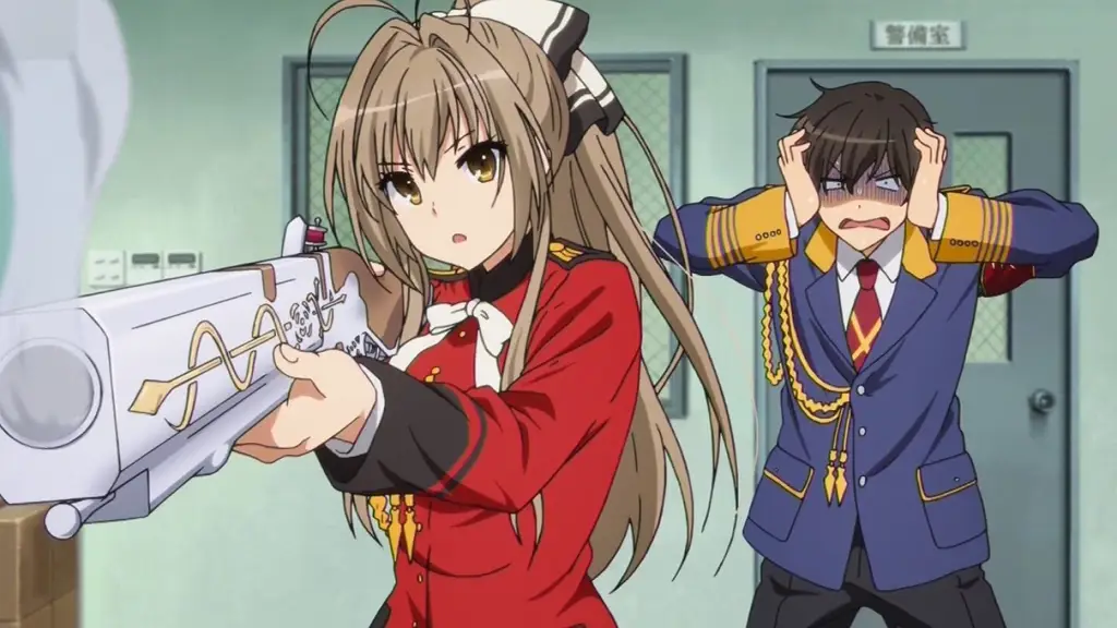 Gambar karakter-karakter utama di anime Amagi Brilliant Park