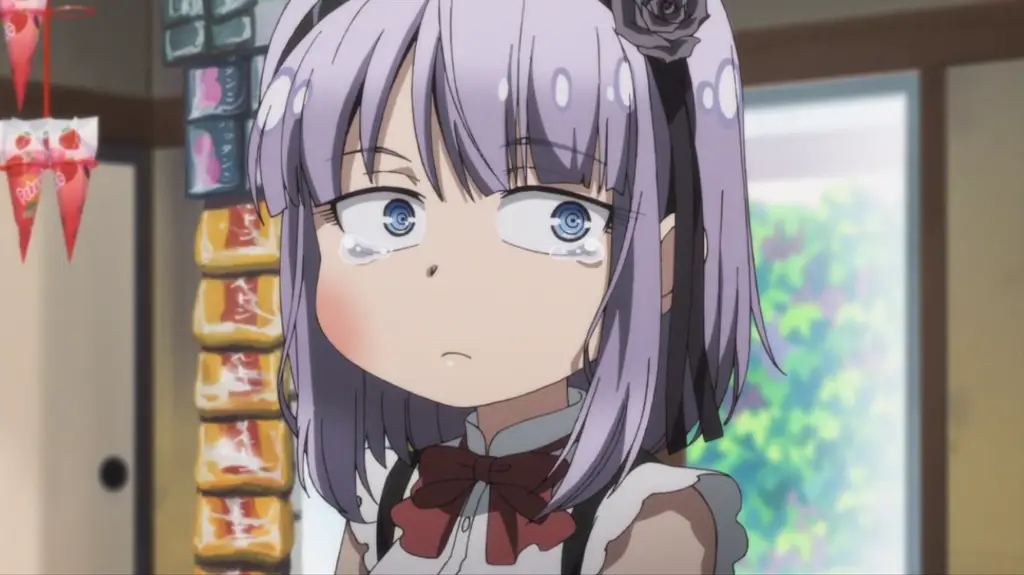 Gambar karakter-karakter utama dalam anime Dagashi Kashi