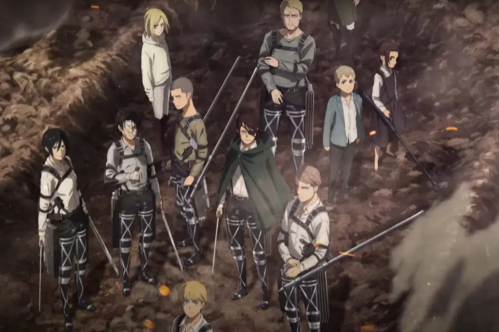 Karakter-karakter Utama Attack on Titan Gambar para karakter utama di Attack on Titan Final Season Part 2