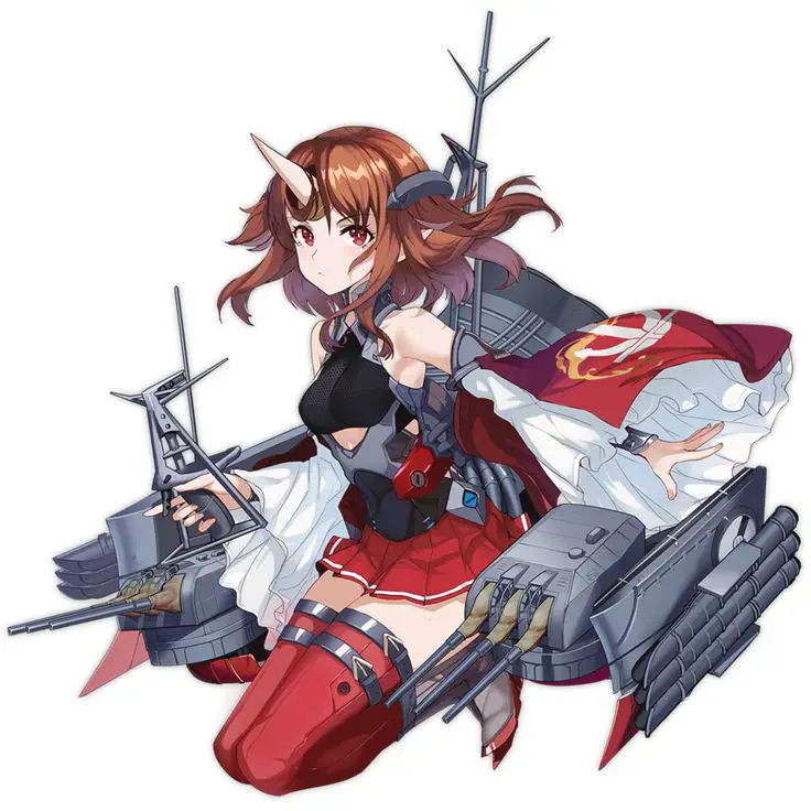 Gambar beberapa karakter utama dalam anime Azur Lane