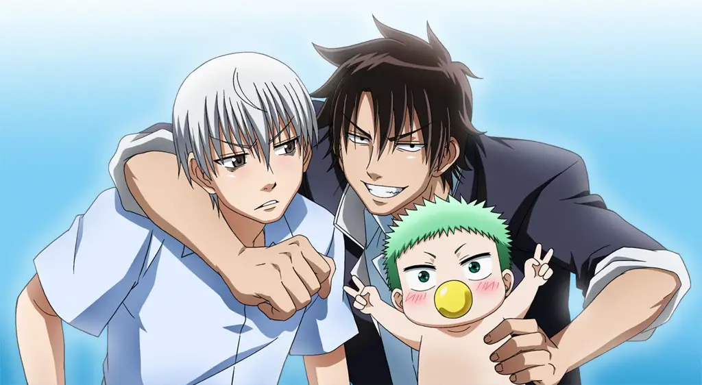 Gambar karakter-karakter utama anime Beelzebub