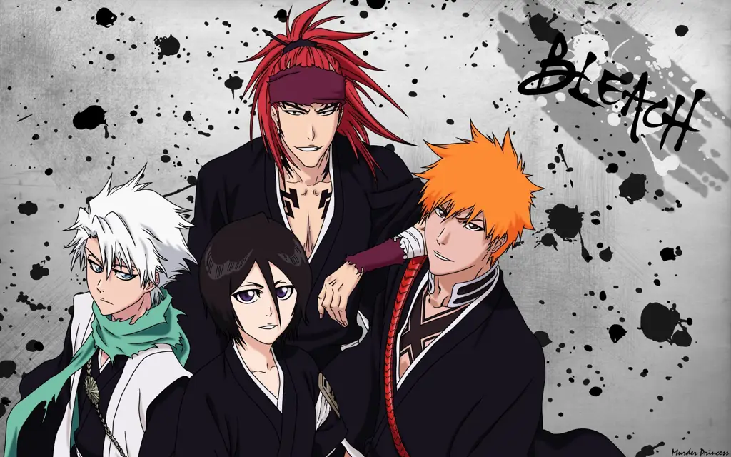 Gambar beberapa karakter utama dalam animasi Bleach