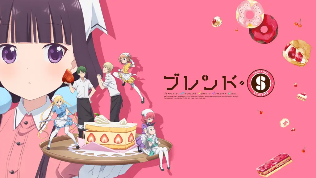 Gambar karakter-karakter utama di anime Blend S