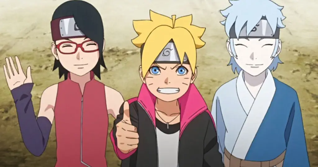Gambar karakter-karakter dalam anime Boruto