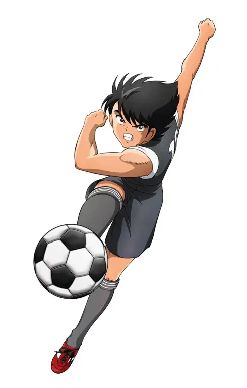 Gambar karakter-karakter utama di Captain Tsubasa 2018 season 2