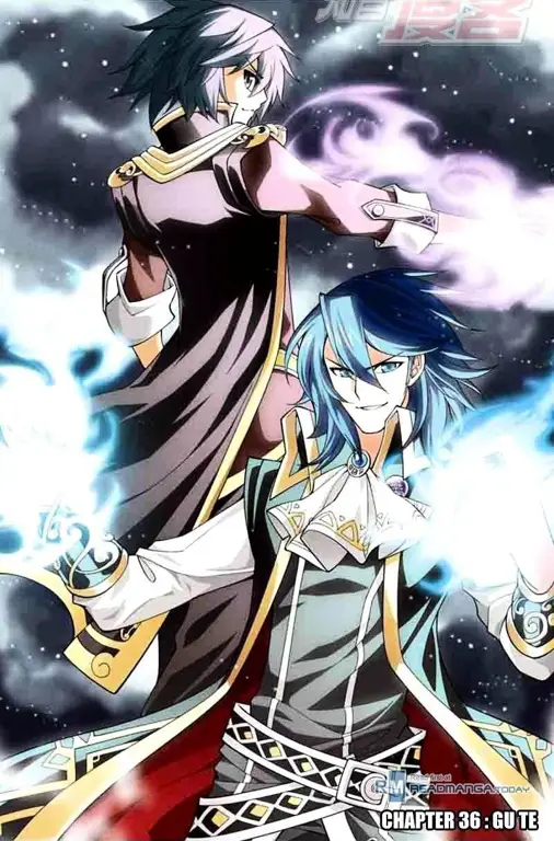 Gambar karakter-karakter dalam anime Battle Through The Heavens