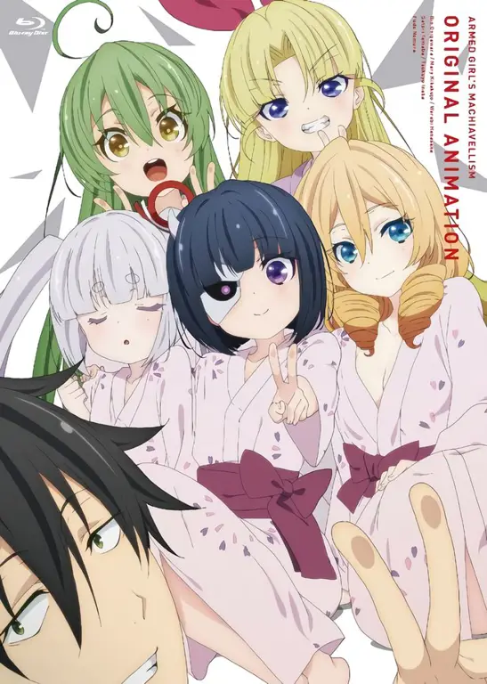 Gambar para karakter utama Busou Shoujo Machiavellianism