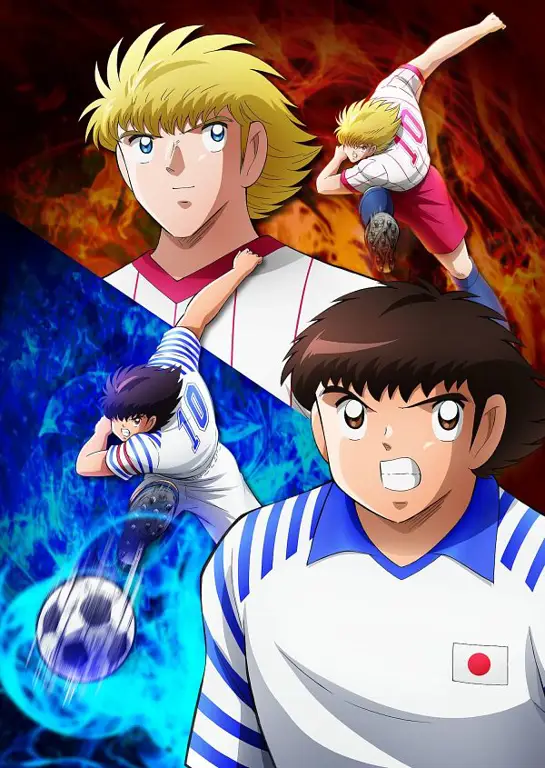 Gambar para karakter Captain Tsubasa