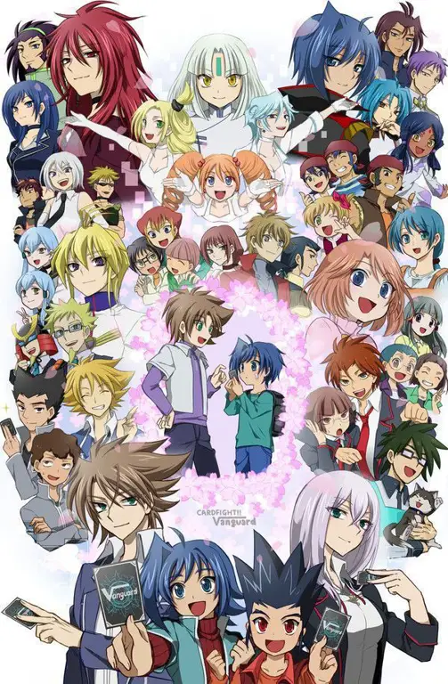 Gambar karakter-karakter dalam anime Cardfight!! Vanguard