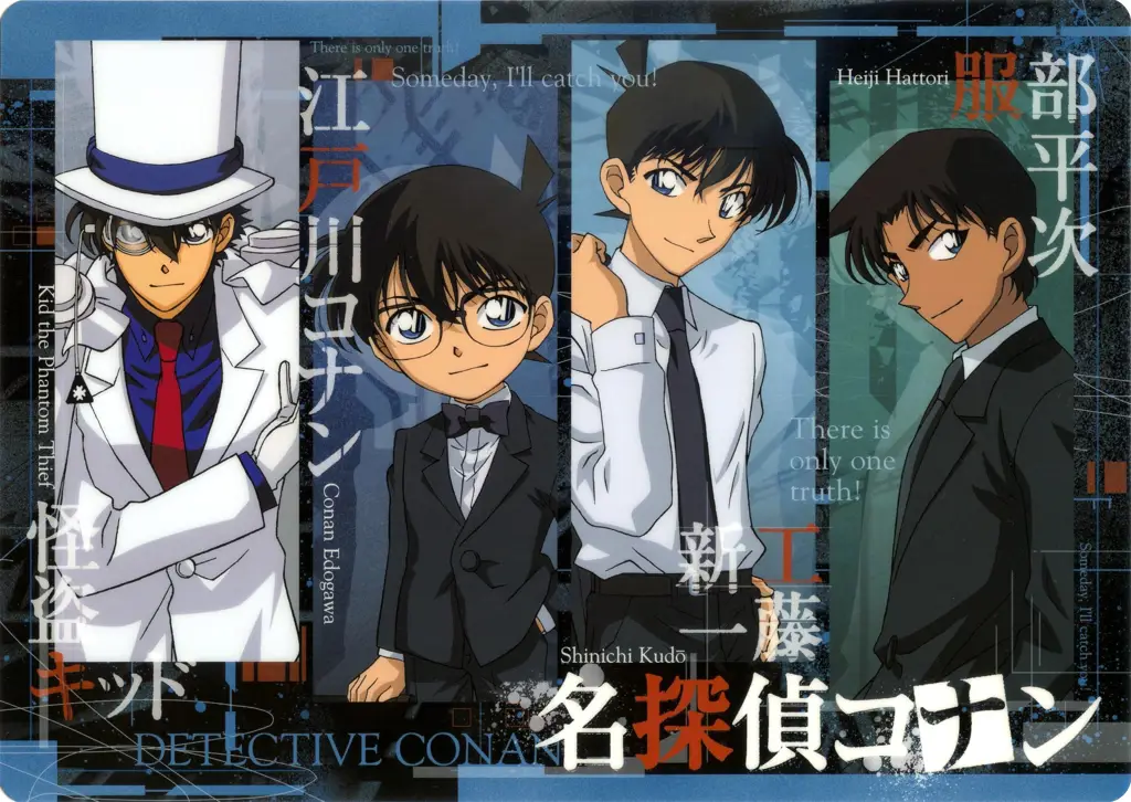 Gambar para karakter Detective Conan