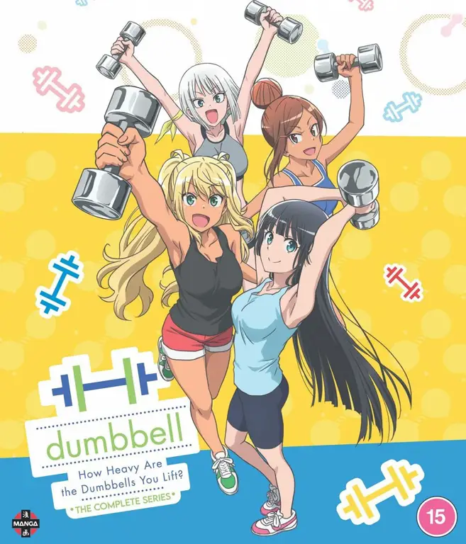 Gambar para karakter dalam anime Dumbbell Nan Kilo Moteru