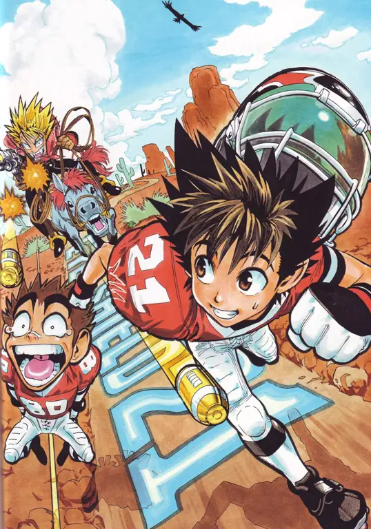 Gambar karakter-karakter utama Eyeshield 21