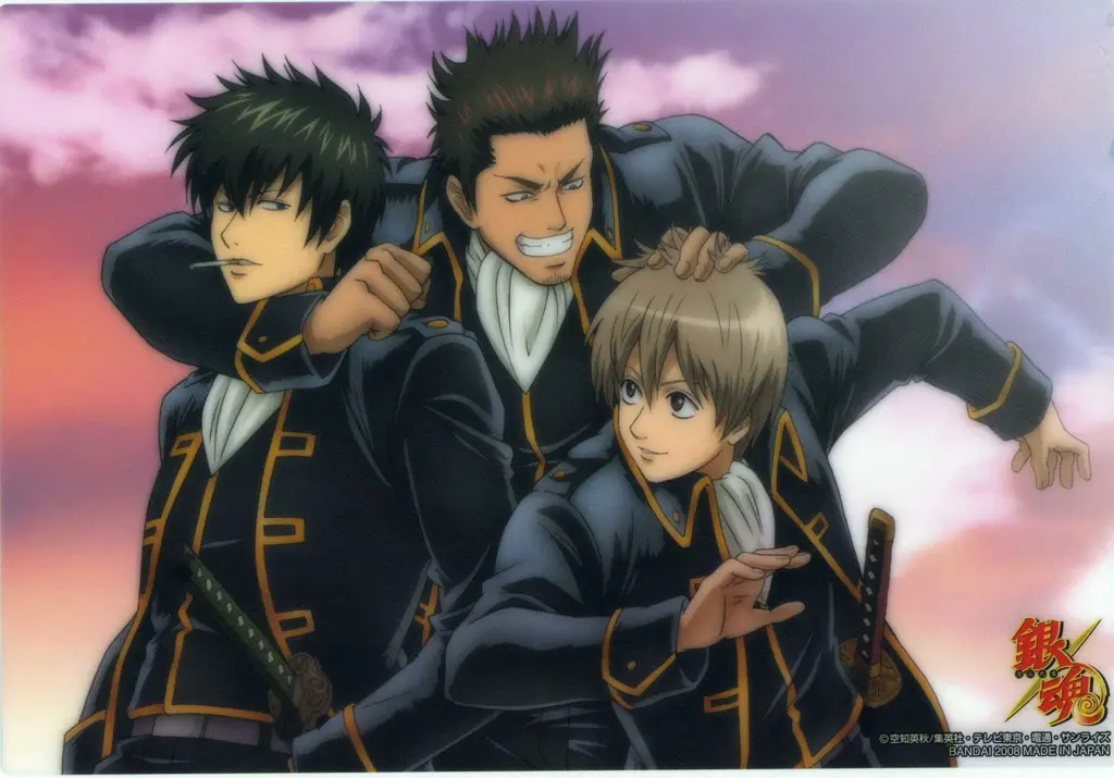 Gambar karakter utama Gintama
