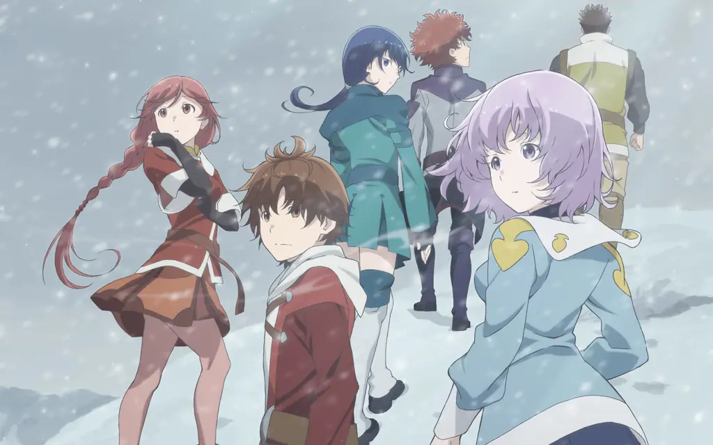 Gambar karakter-karakter utama dalam anime Grimgar