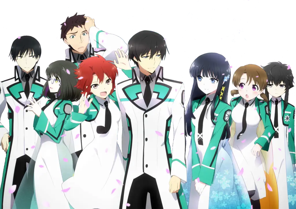 Gambar karakter utama Mahouka Koukou no Rettousei