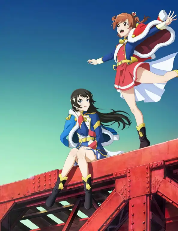 Para karakter dalam anime Shoujo Kageki Revue Starlight