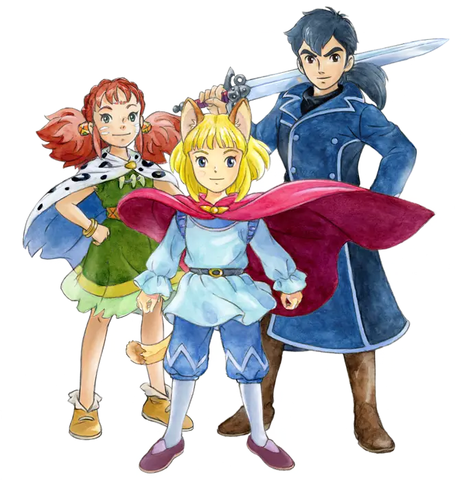 Gambar para karakter anime Ni no Kuni