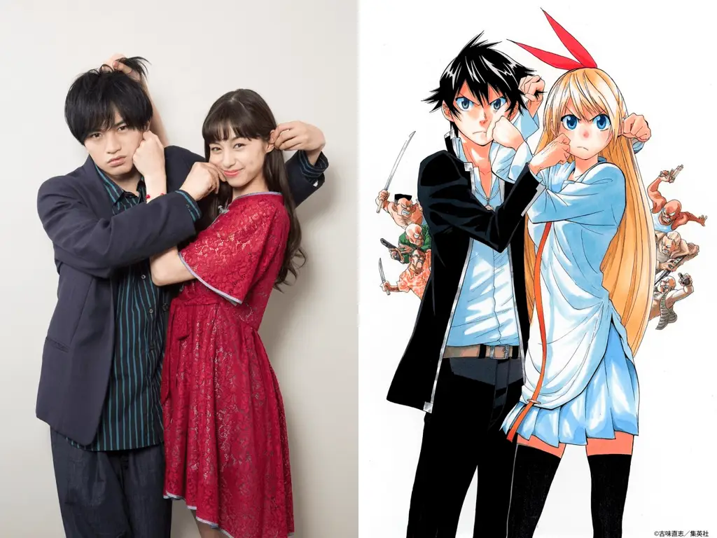 Gambar para karakter utama anime Nisekoi