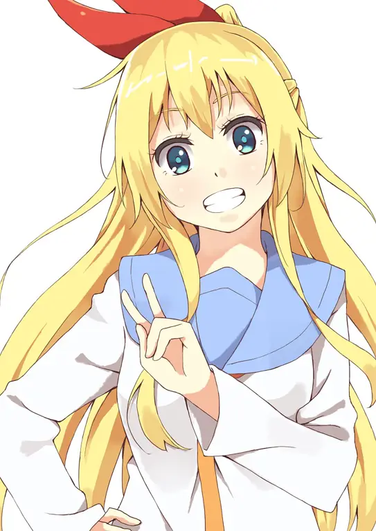 Gambar para karakter utama Nisekoi