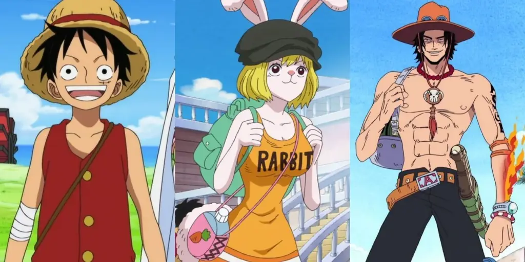 Karakter-karakter utama dalam anime One Piece Gambar karakter-karakter One Piece