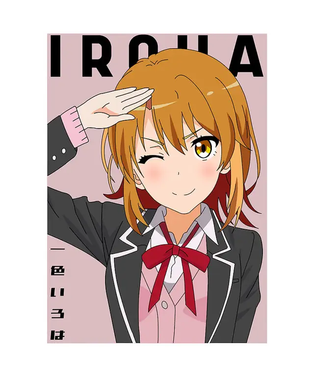 Gambar karakter utama Oregairu