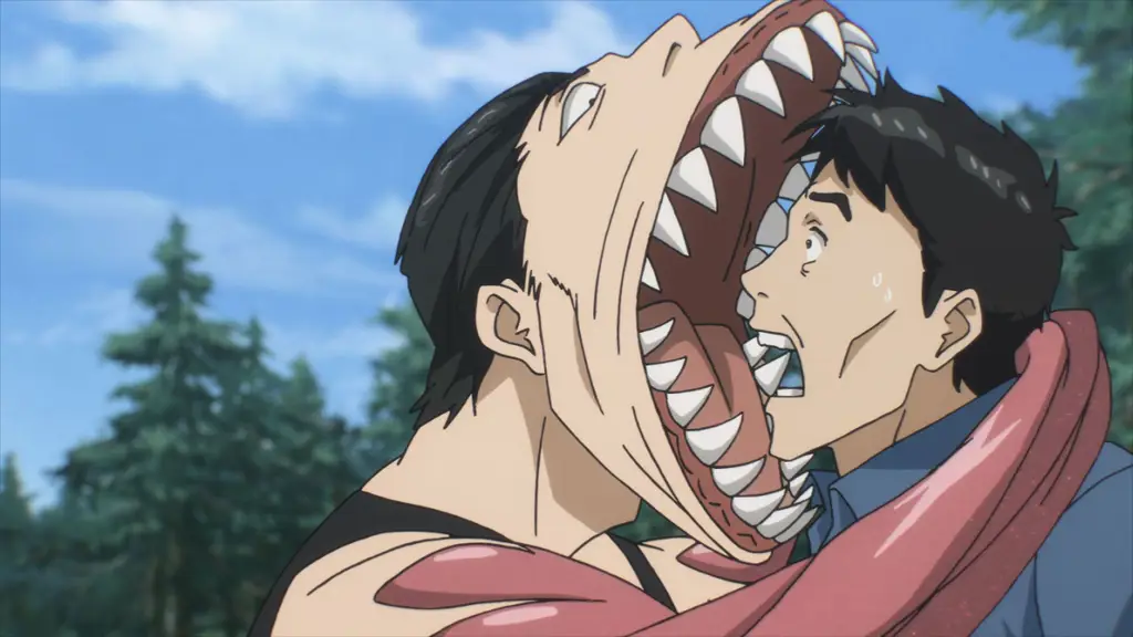 Gambar karakter-karakter dalam anime Parasyte