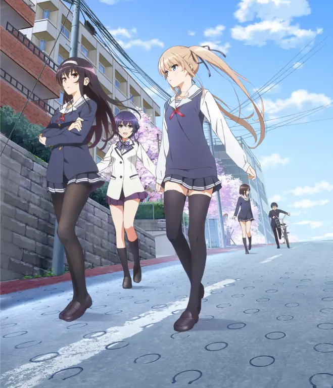 Karakter-karakter utama dalam anime Saenai Heroine no Sodatekata Karakter-karakter utama dalam anime Saenai Heroine no Sodatekata
