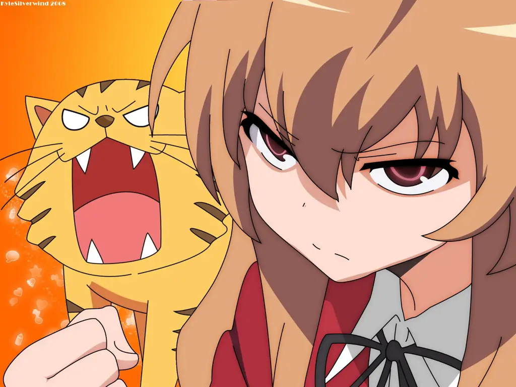 Gambar karakter utama anime Toradora!