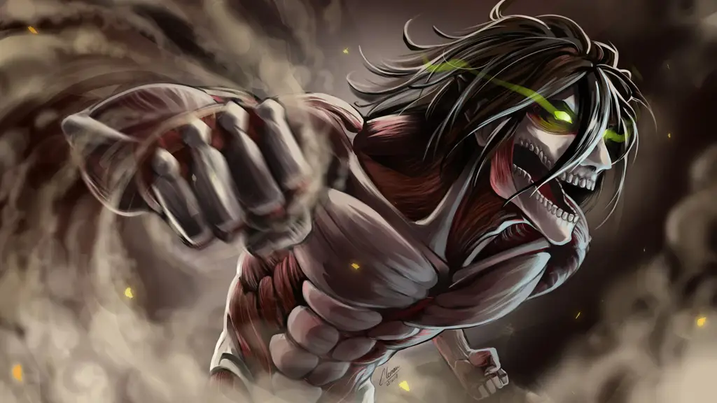 Gambar karakter-karakter utama Attack on Titan