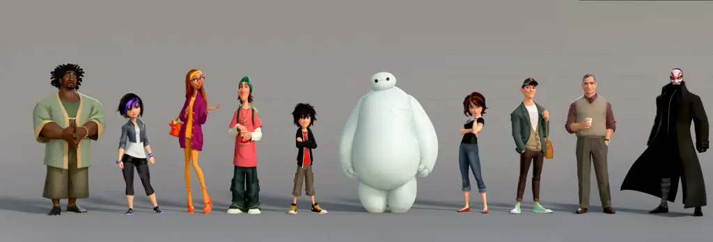 Para karakter Big Hero 6 yang menggemaskan