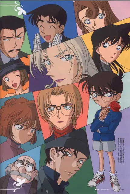 Gambar karakter-karakter Detective Conan