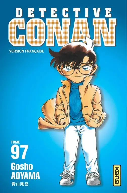 Gambar yang menampilkan beberapa karakter utama Detective Conan