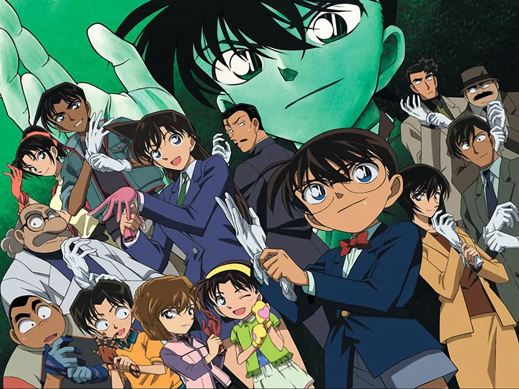 Gambar karakter-karakter Detective Conan