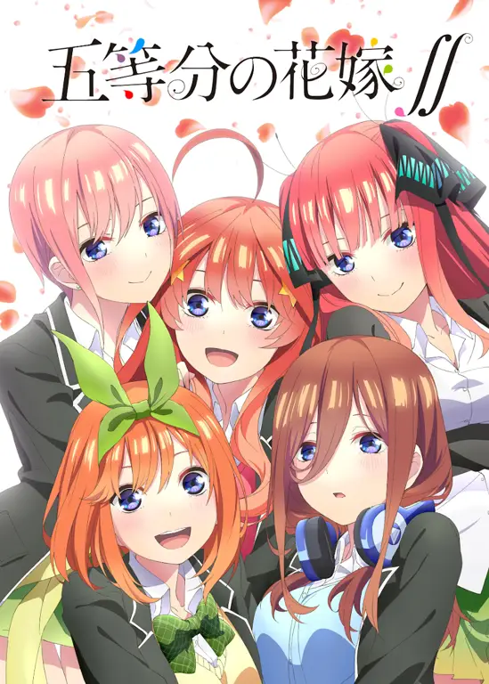 Gambar para karakter Gotoubun no Hanayome