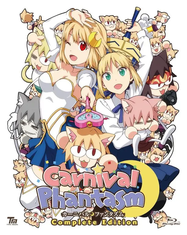 Ilustrasi karakter-karakter dalam Carnival Phantasm Illya