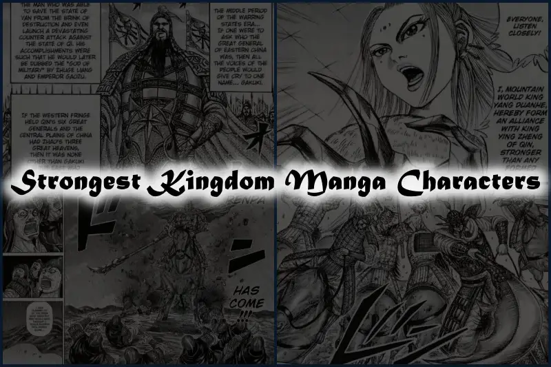 Gambar beberapa karakter utama Kingdom manga