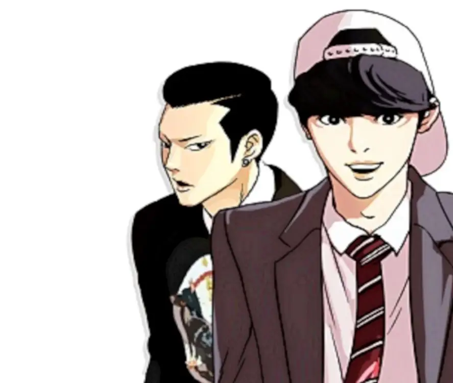 Gambar para karakter utama Lookism