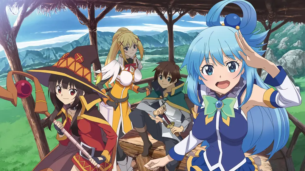 Ilustrasi karakter Konosuba season 3