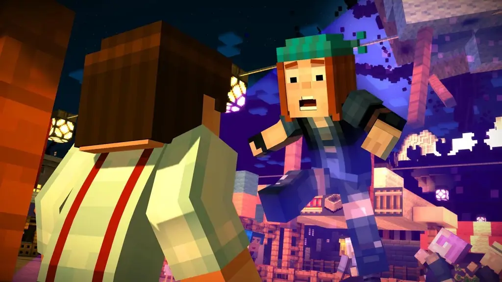 Gambar karakter-karakter di Minecraft Story Mode