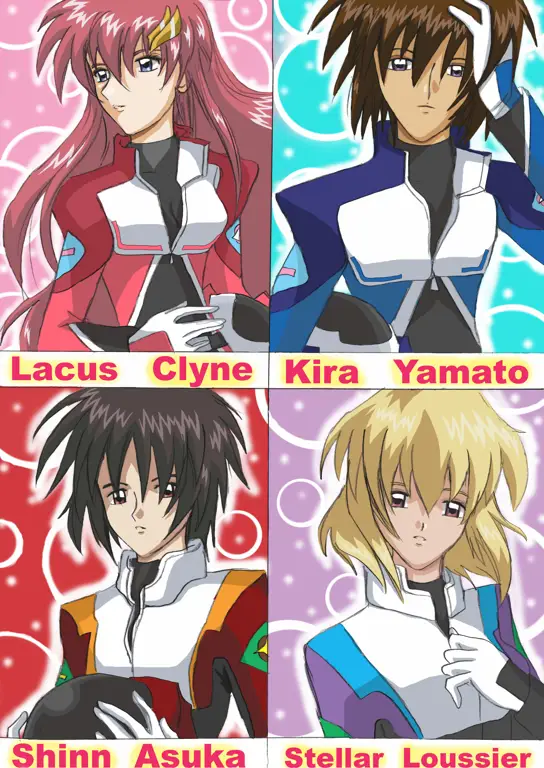 Gambar karakter-karakter Mobile Suit Gundam SEED Destiny